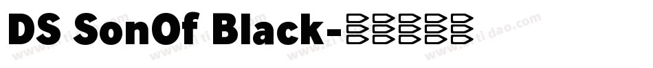 DS SonOf Black字体转换